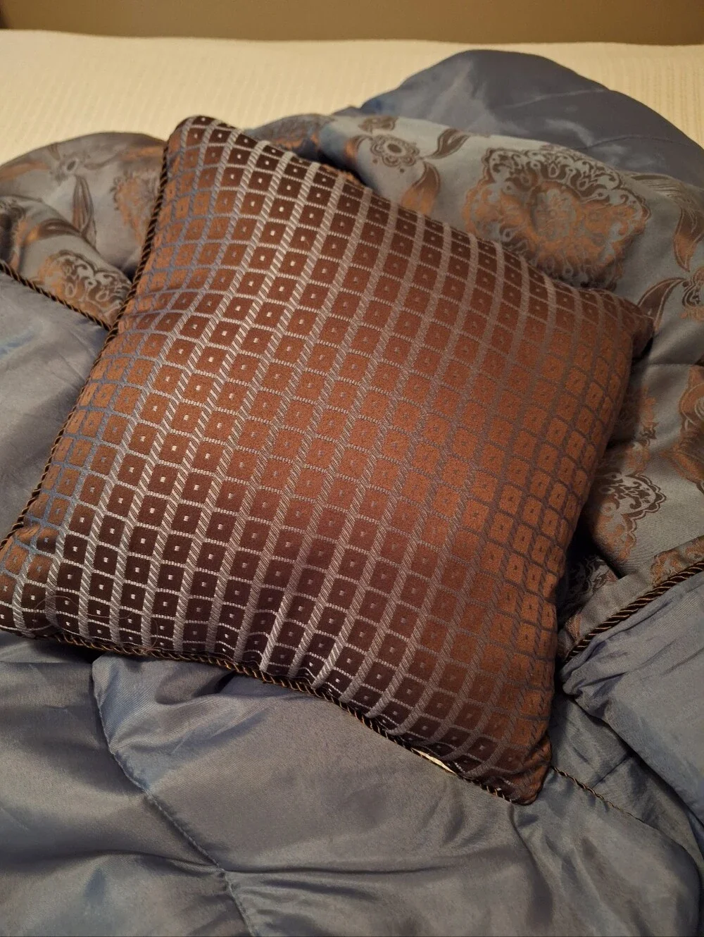 Blue/Brown Comforter Set
